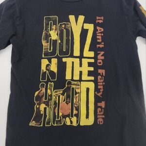 Boyz N The Hood Black and Yellow Long Sleeve Tee